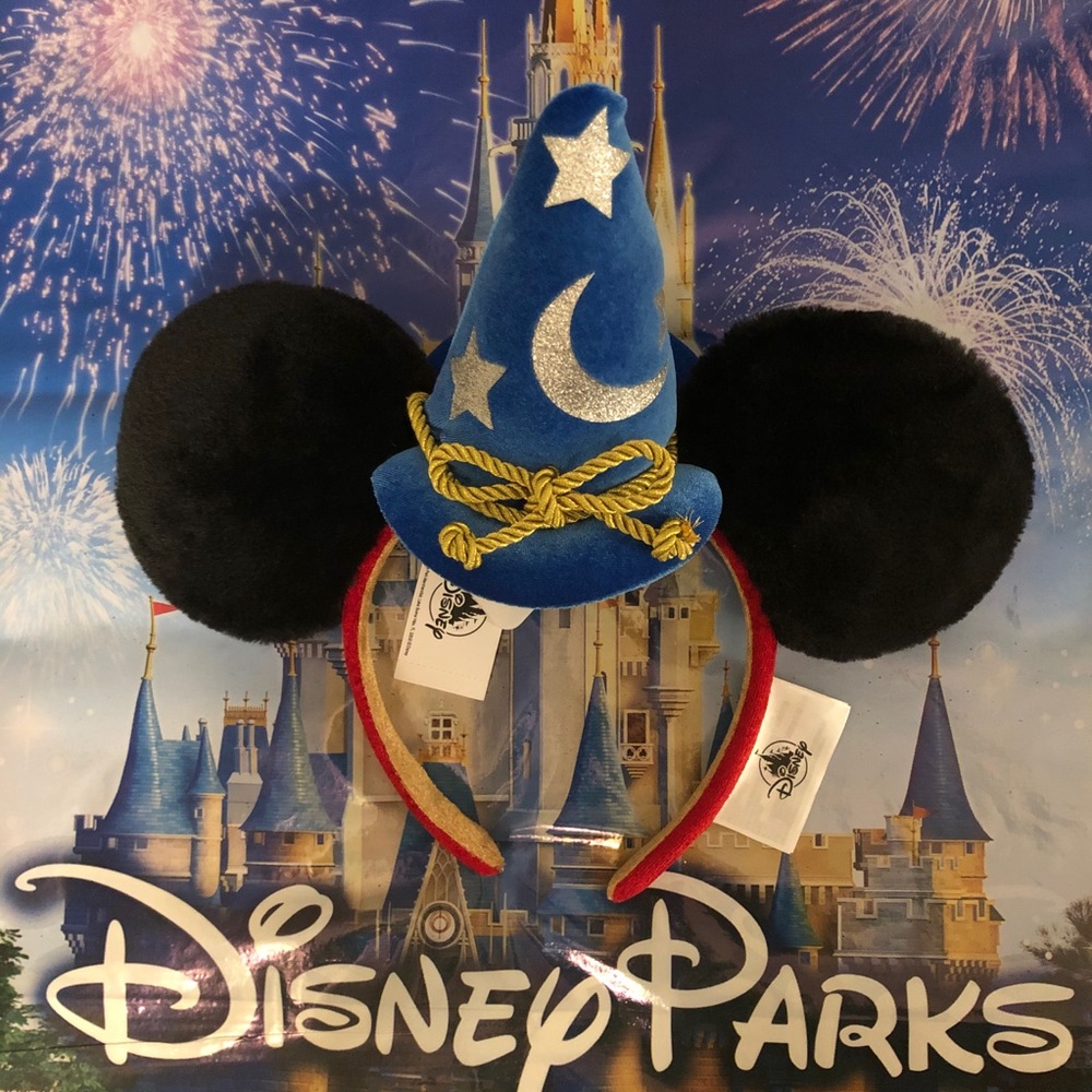 NWT Disney Parks Fantasia Sorcerer Mickey Ears